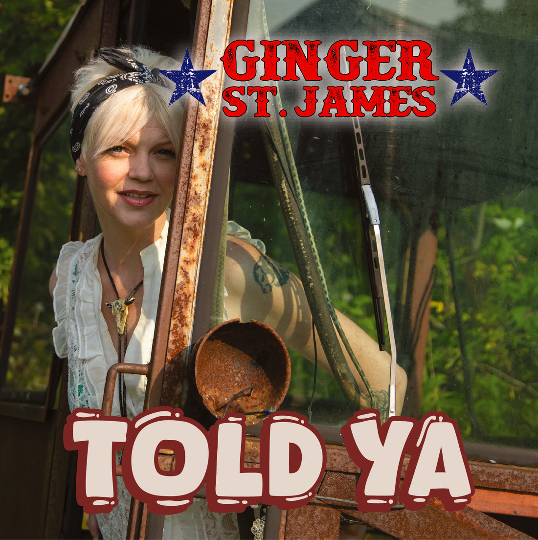 CD - Ginger St. James - Told Ya – Busted Flat Records